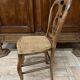 Suite de 6 chaises Louis Philippe en noyer et cannage