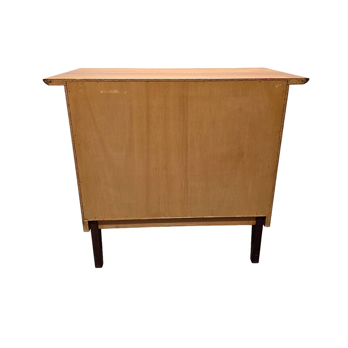 Armoire murale vintage en placage teck avec tiroir, datant des années 1960.