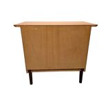 Armoire murale vintage en placage teck avec tiroir, datant des années 1960.