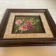 Tableau bouquet de fleurs huile sur carton signée