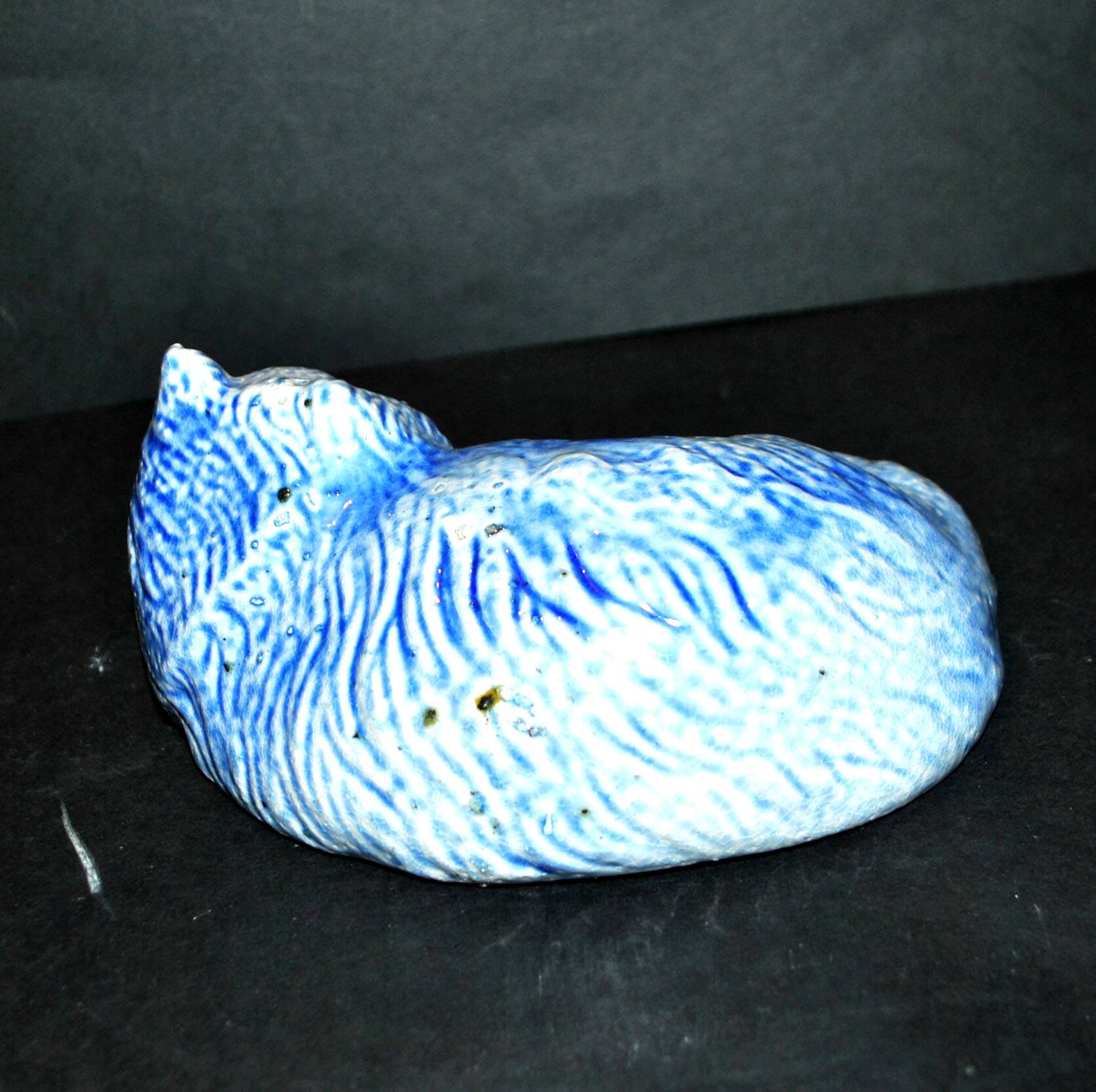 Alsace sandstone cat sculpture BETSCHDORF