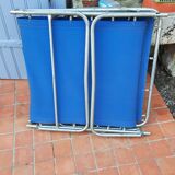 Folding sunbed deckchair