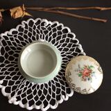 Old candy box, jewelry box, snake porcelain