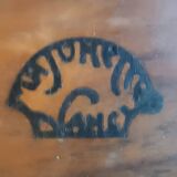 Louis Majorelle Art Nouveau bed + 2 bedside tables