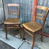 2 vintage bistro chairs
