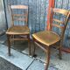 2 vintage bistro chairs