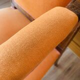 Orange armchair