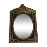 Black and gold mirror