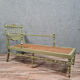 Recamier or provençal rest bench Napoleon III era in lacquered wood