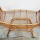 Berceau en rotin vintage