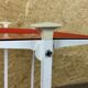 Chariot de service Table d'appoint Design orange Space Age Années 1960 Années 1970