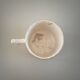 Gien polychrome ironstone coffee cup