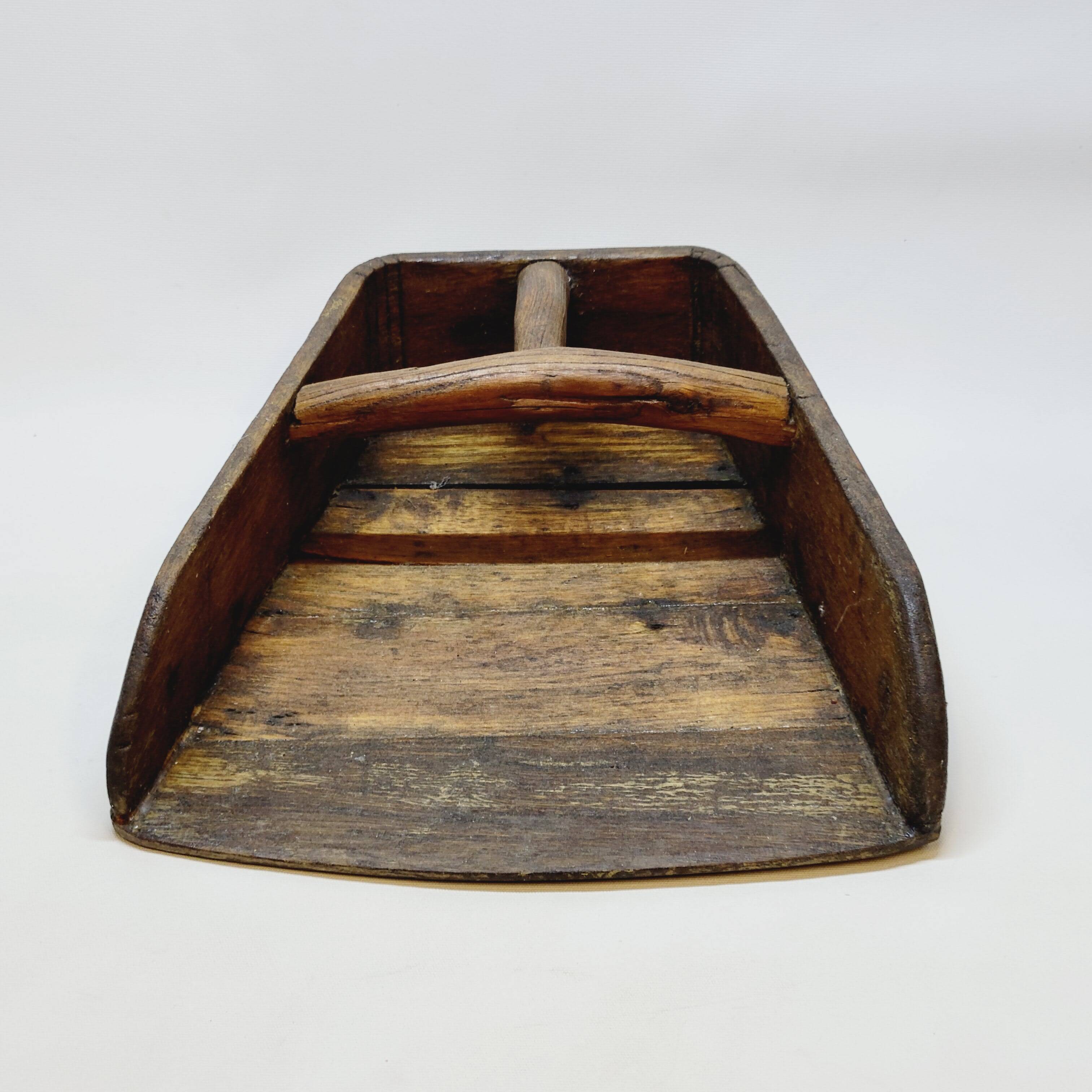 Old Chinese Grain Measure in Wood Folk Art
