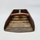 Ancienne Mesure A Grains Chinoise En Bois Art Populaire