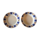 2 flat old earthenware Badonviller