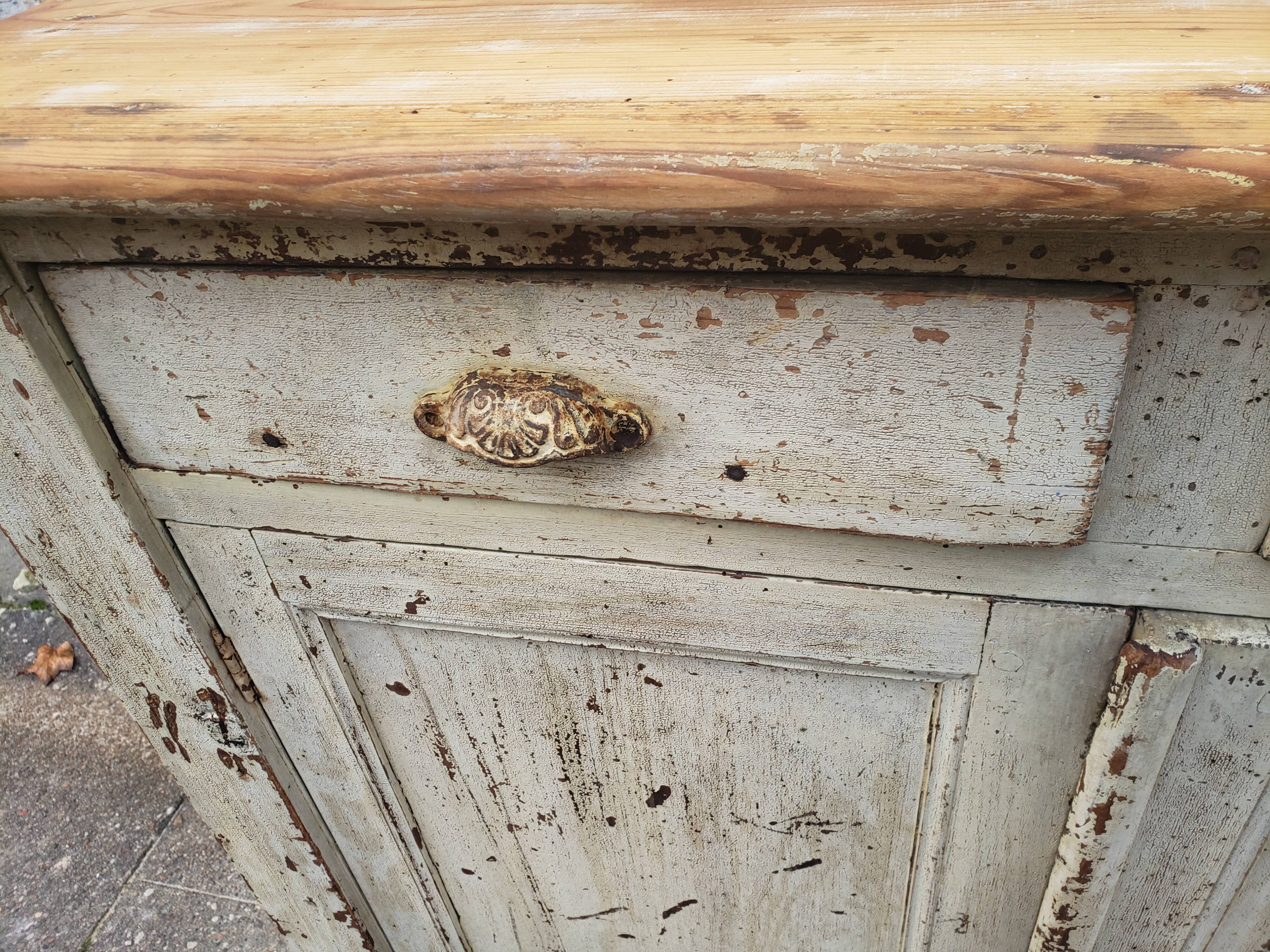 Old Parisian buffet patina