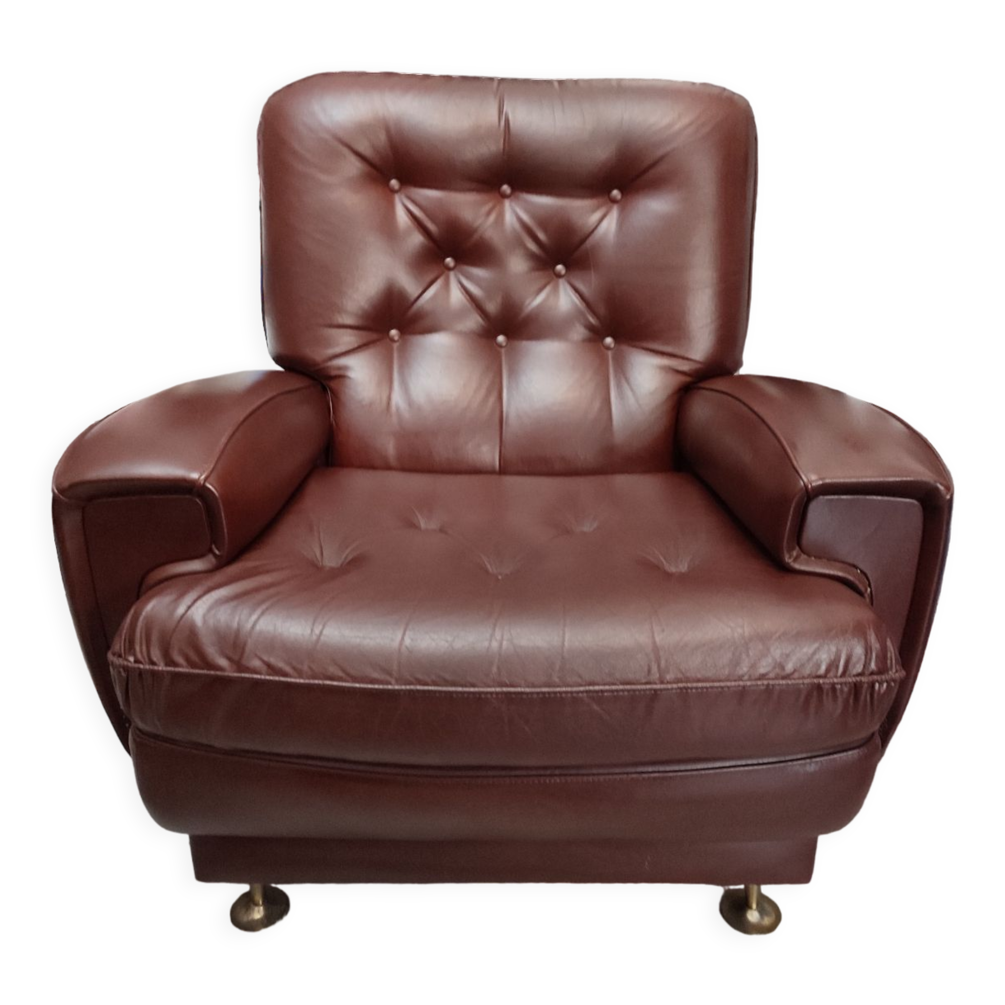 Vintage leather armchair