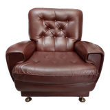 Vintage leather armchair
