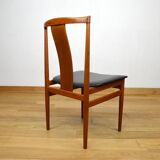 6 Danish teak chairs from 1960 by Henning Sorensen