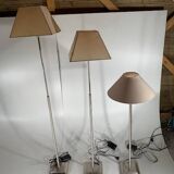 3 adjustable height floor lamps