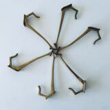 Pair of vintage brass hooks