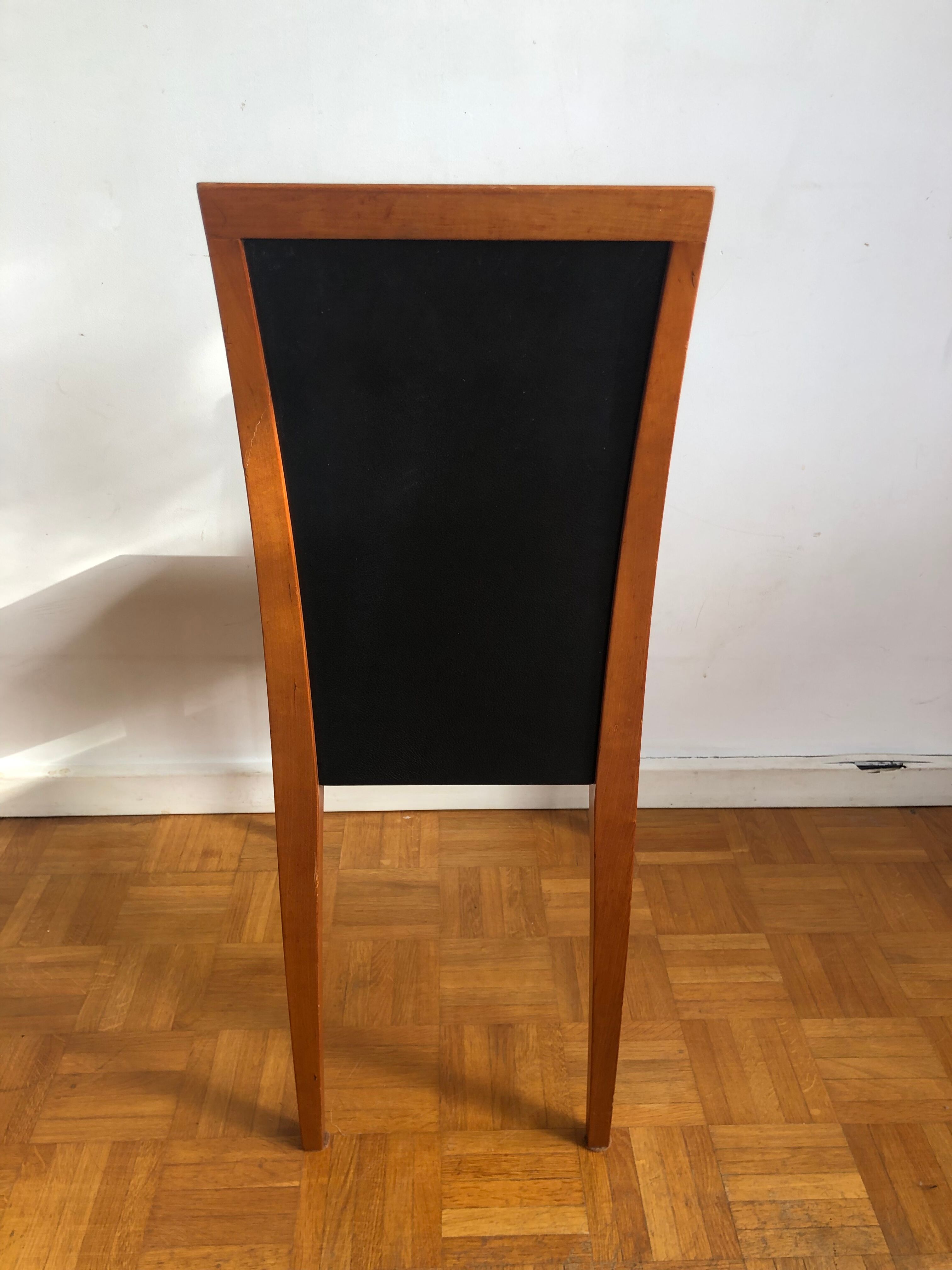 4 scandinavian leather chairs from Tranekær