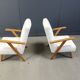 Pair of mid century dutch armchairs, 1960s
