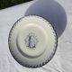 Dish on earthenware pedestal by KG Lunéville monogram L diam. 22 cm