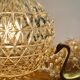 Vintage globe stroller in moulded glass