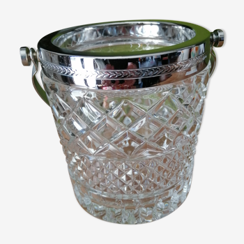 Crystal ice bucket