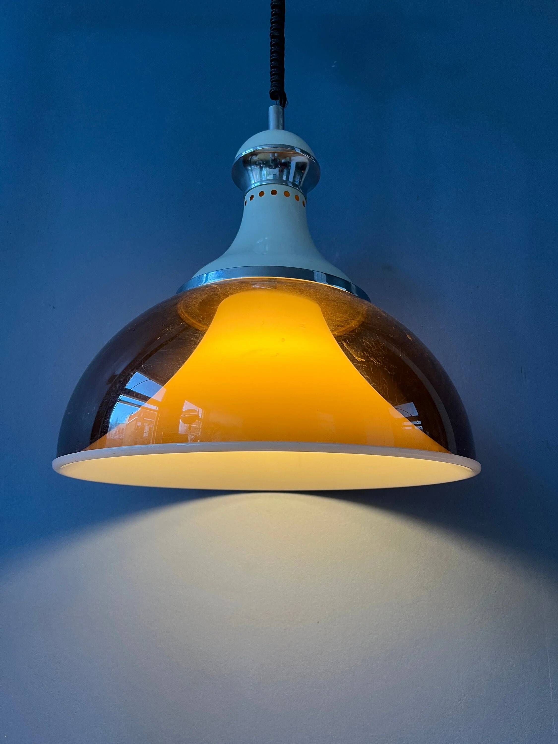 Suspension vintage Stilux Milano Space Age