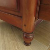 Rare - 6 drawer chest of drawers - mahogany - Louis xvi style - spinning top feet