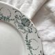 12 Lunéville "Garland" ironstone dessert plates