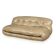 Italian 20thc beige "soriana" leather sofa by tobia scarpa for cassina