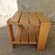 Vintage crate table, 1990s oak
