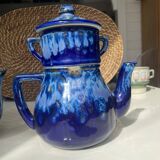 Old enameled coffee pot