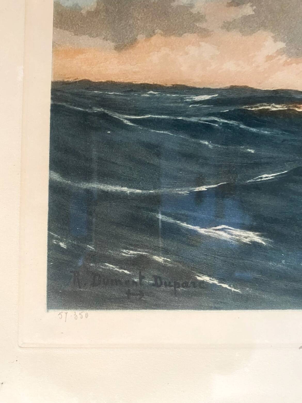 Tableau. marine. by robert dumont duparcq.