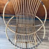Rattan armchair