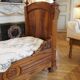 Antique carved wooden bed