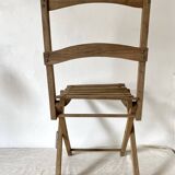 Antique folding chair or plant holder