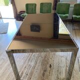 Table en verre miroir Roche Bobois