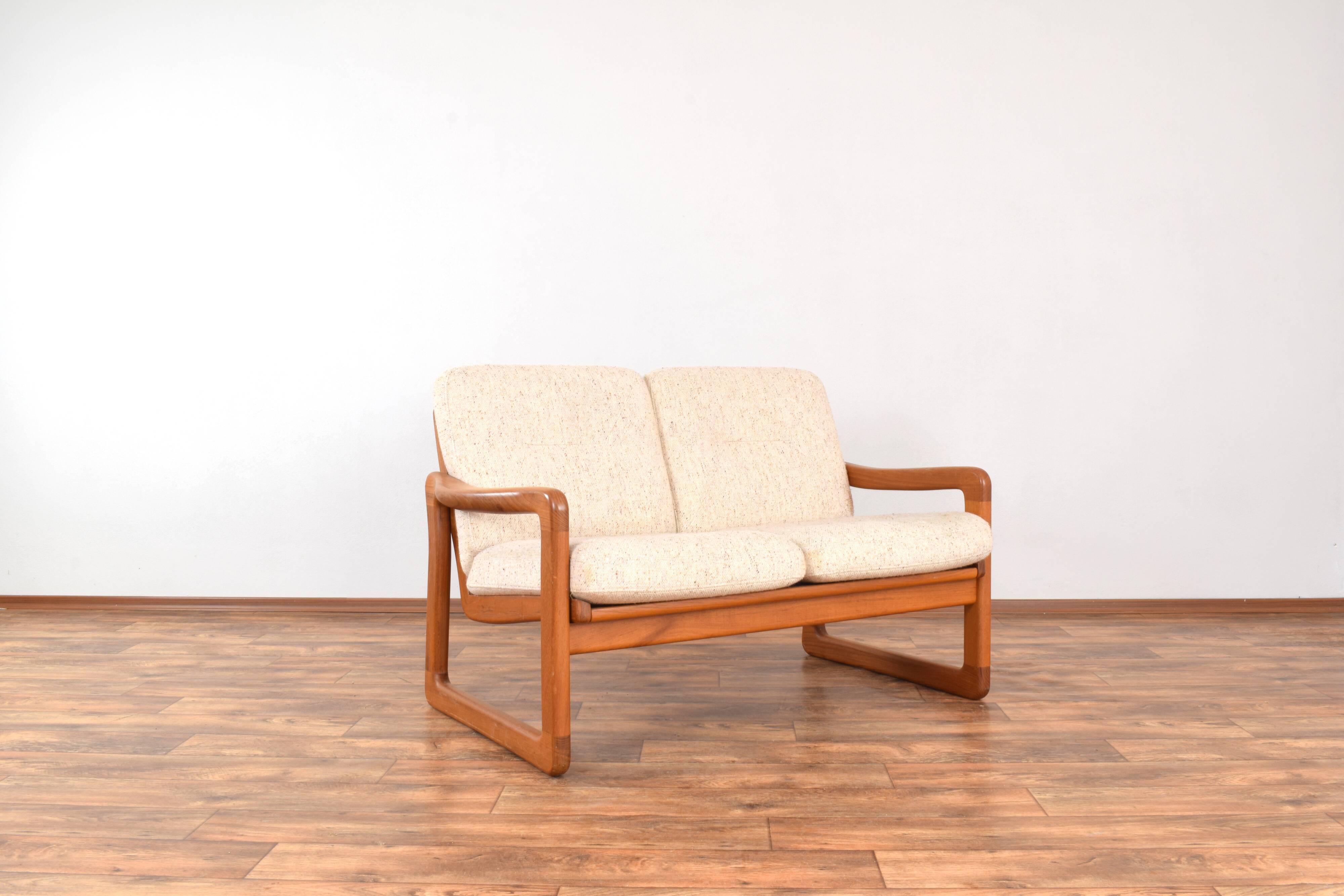 Mid-Century Danish Teak Sofa from Poul Jeppesen, 1970s.