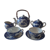 One-on-one tea service, hard porcelain from Japan