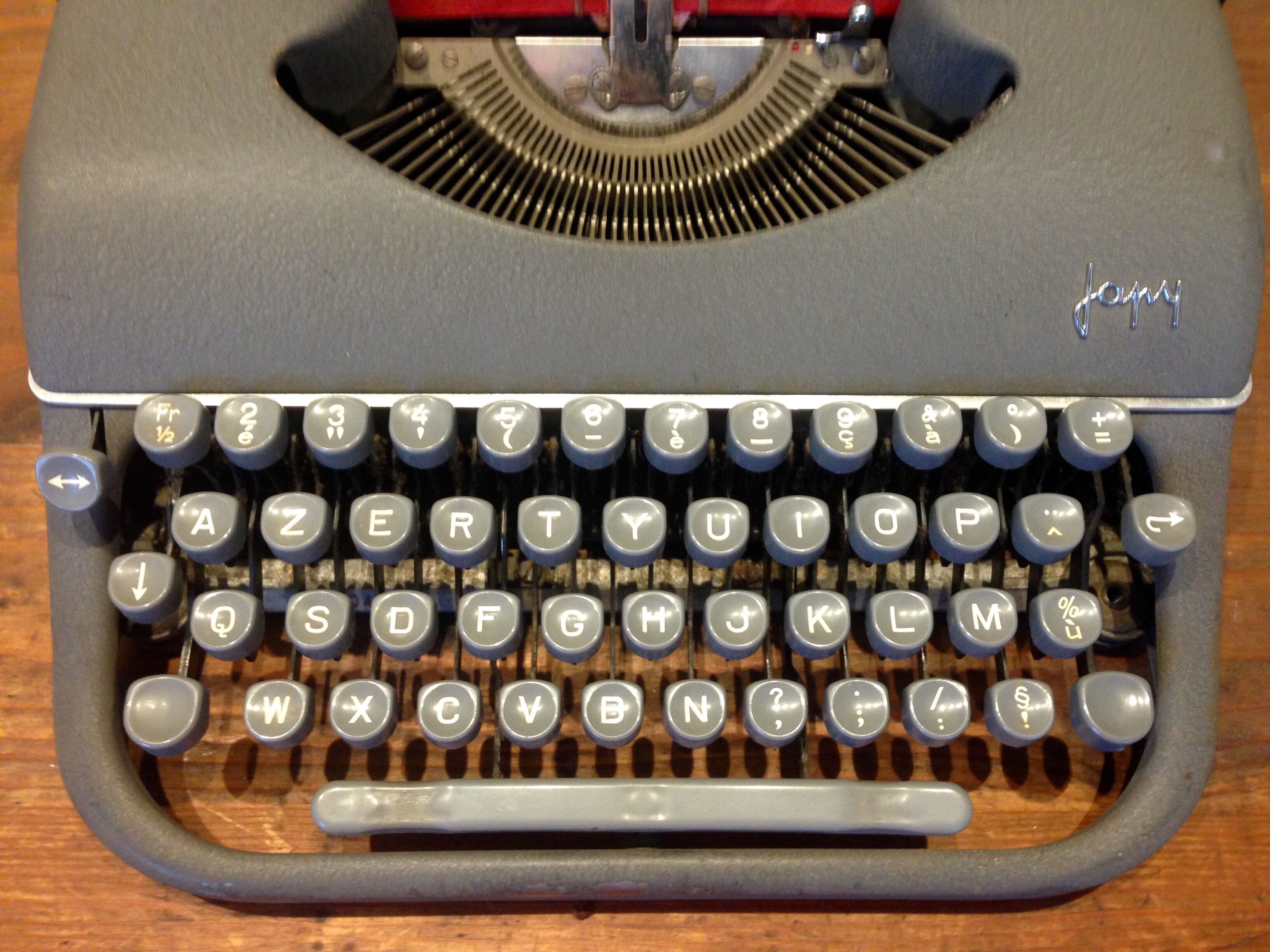 Typewriter Japy circa 1950