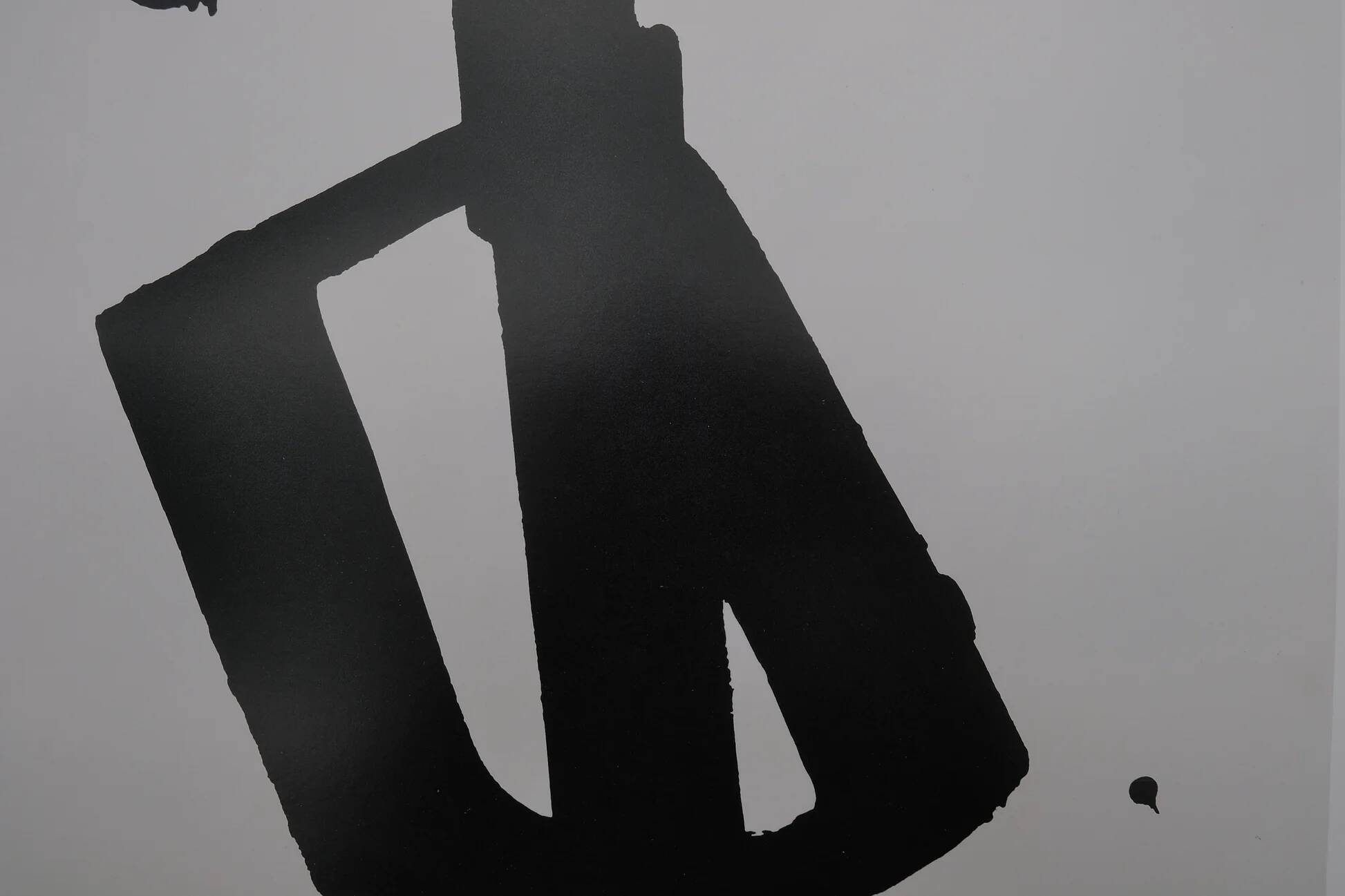 Pierre Soulages: Silkscreen No. 1 - Original signed poster