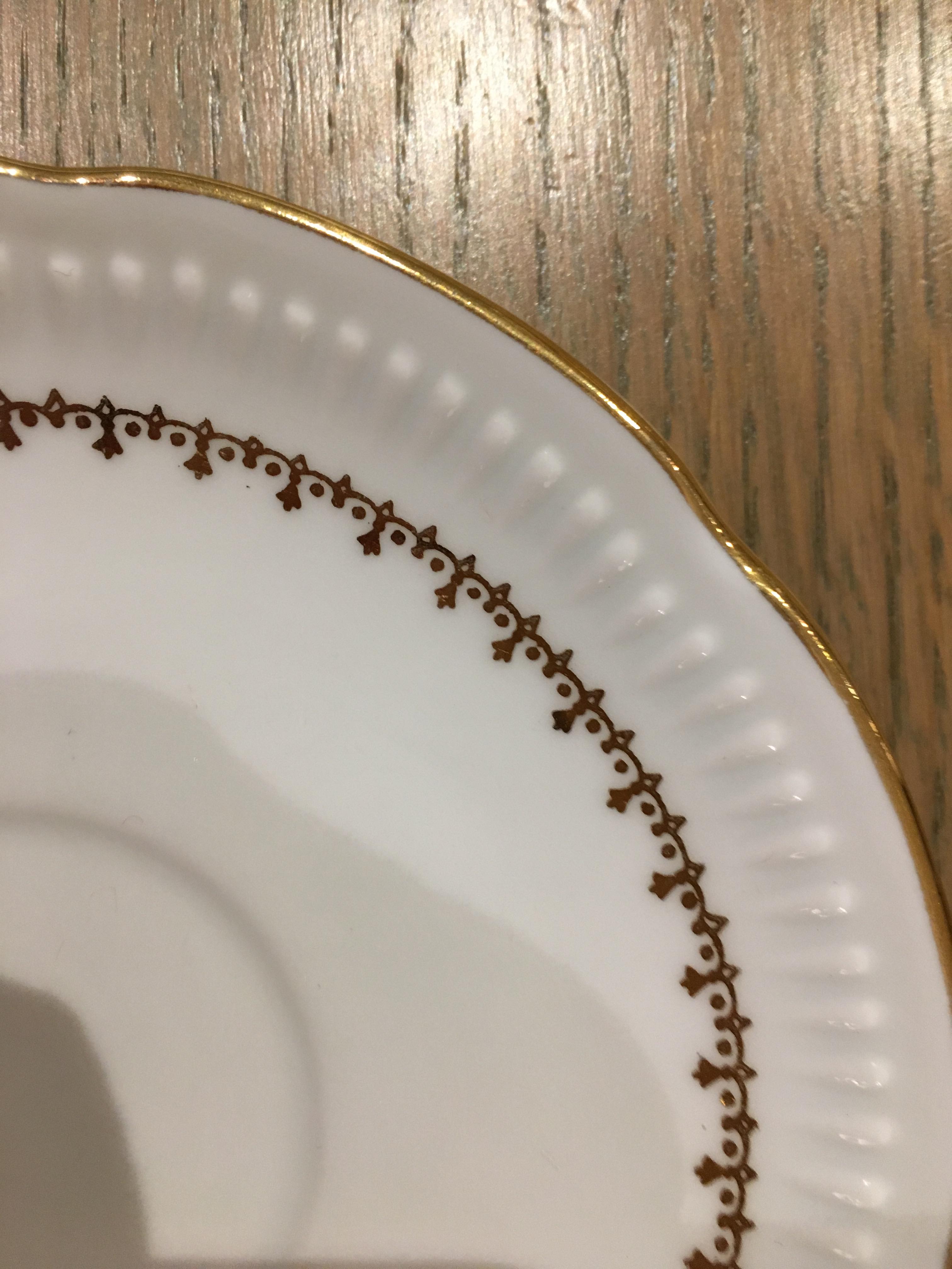 Limoges fine porcelain vintage coffee cups