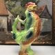 Pichet carafe COQ en barbotine France