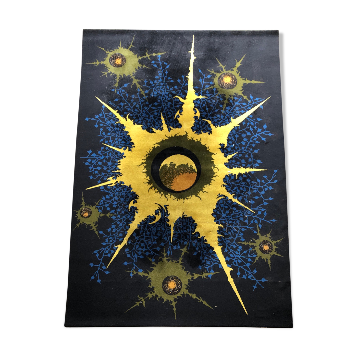 Carpet Saturn De Leers by Marc Petit limited edition, 1960 - 300X200cm
