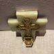 Art Deco holy water font in bronze, onyx and brass from the early 20th century