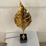 golden flower lamp design 1970